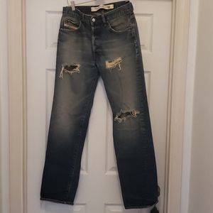 Diesel Straight Leg Jeans